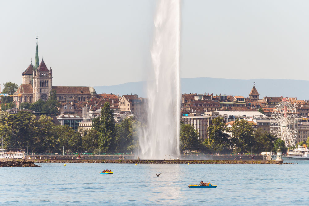 Le jet d'eau Geneva