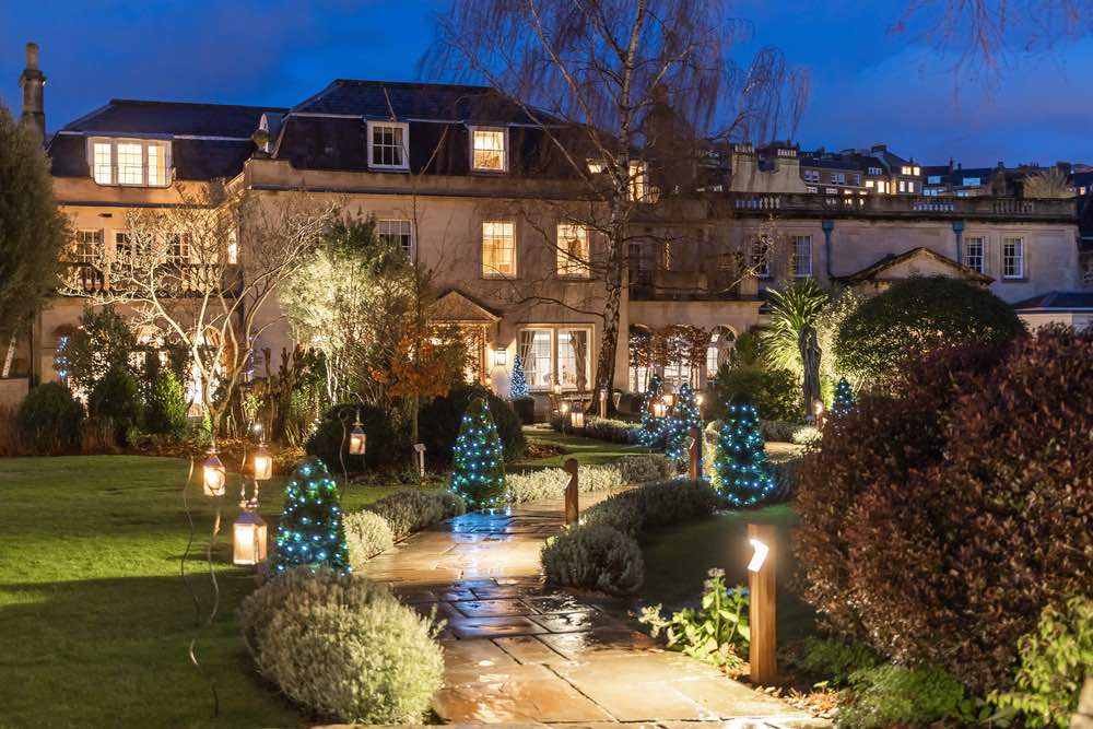 The Royal Crescent Hotel and Spa christmas lights
