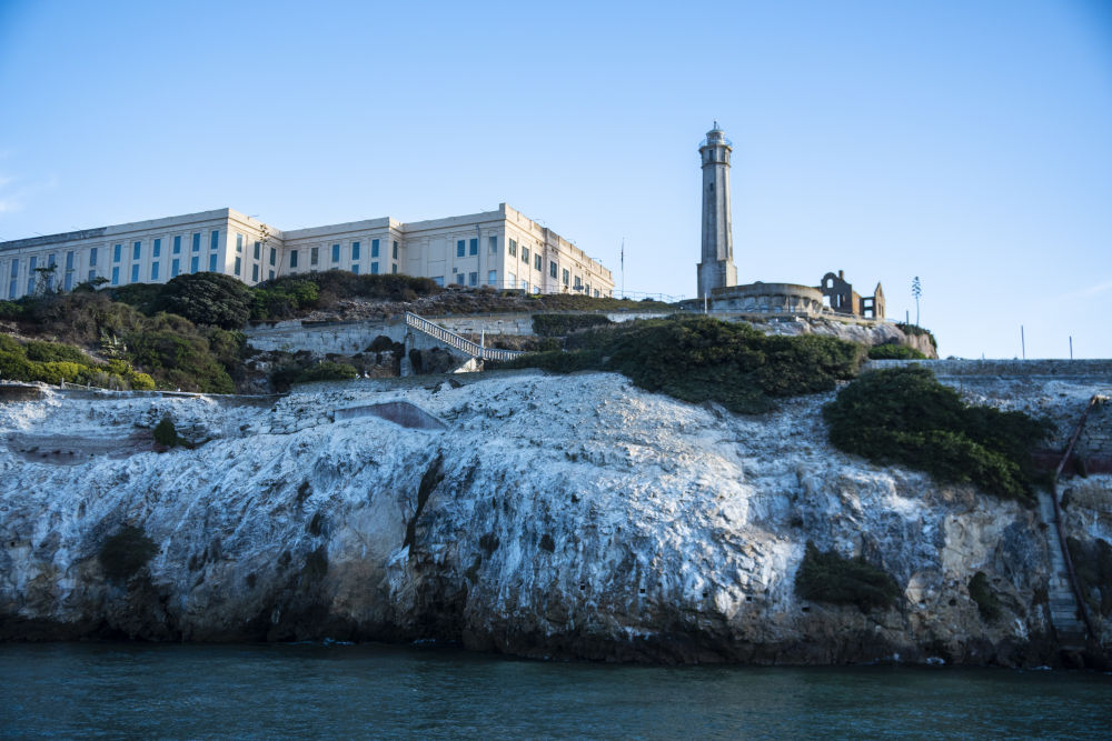 alcatraz from the water