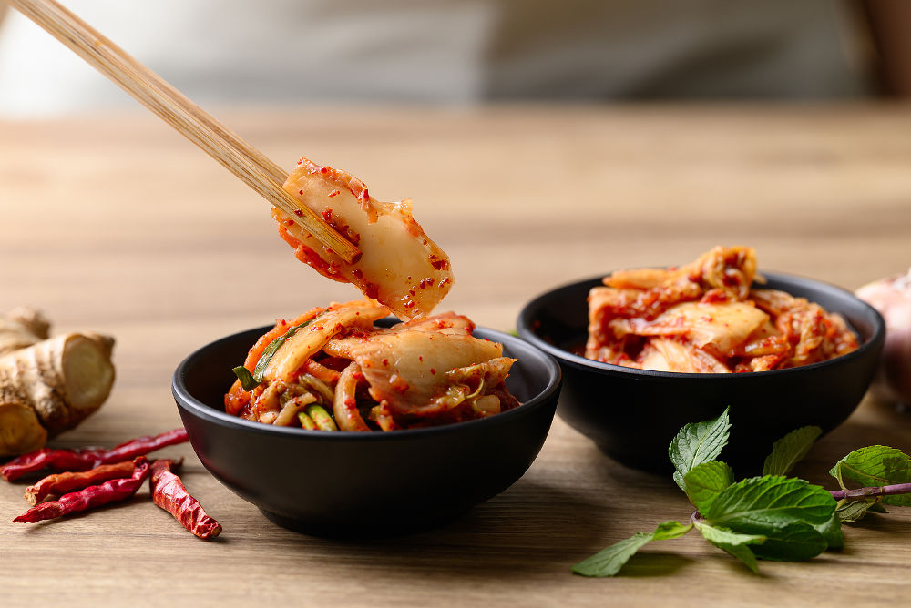 Kimchi cabbage, Korean homemade fermented side dish food