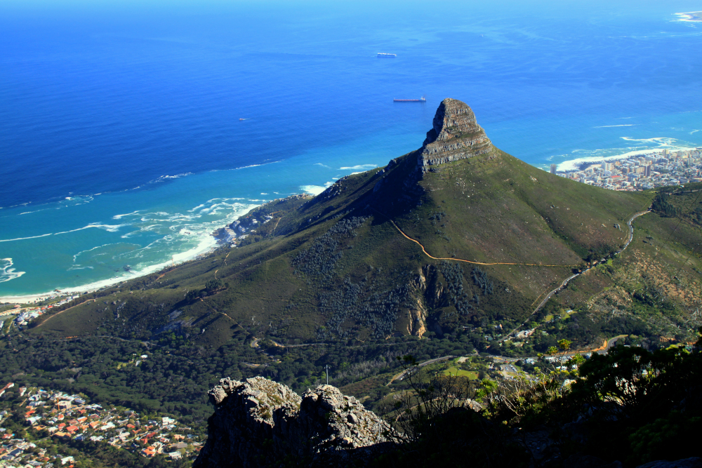 South Africa, as seen from the top of Table Mountain