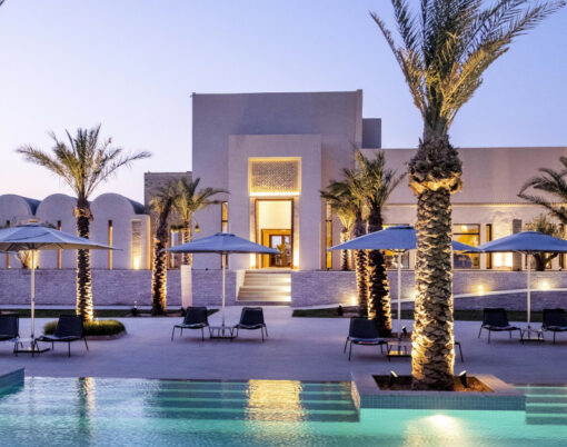Exterieur piscine hotel residence Douz Tunisia