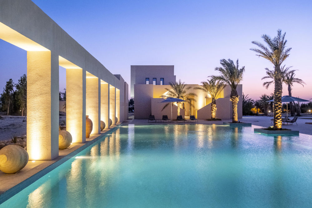 Exterieur piscine hotel residence Douz Tunisia