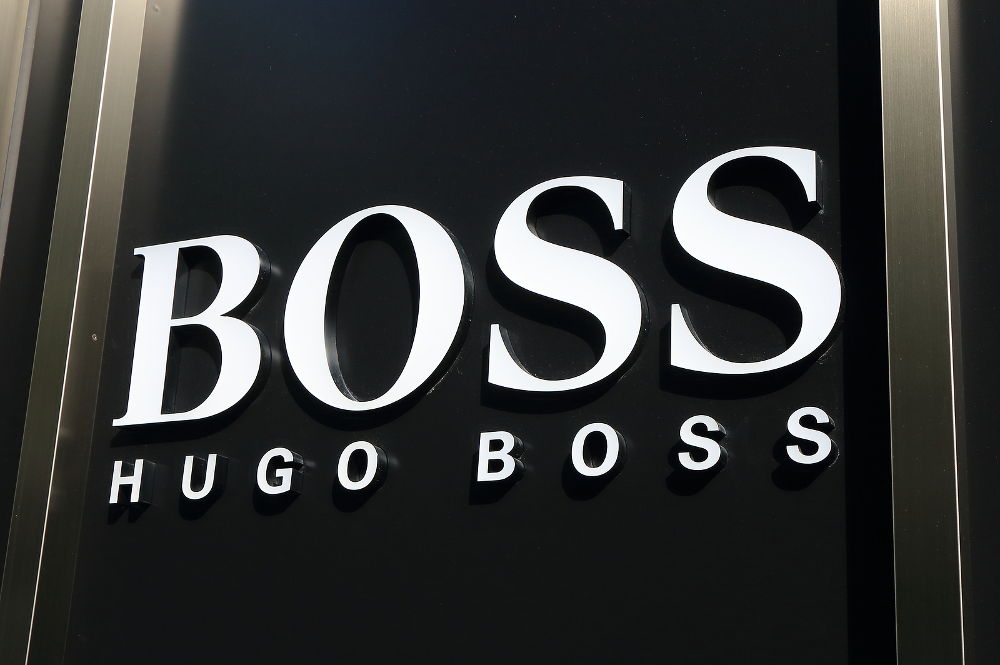HUGO BOSS fashion brand logo