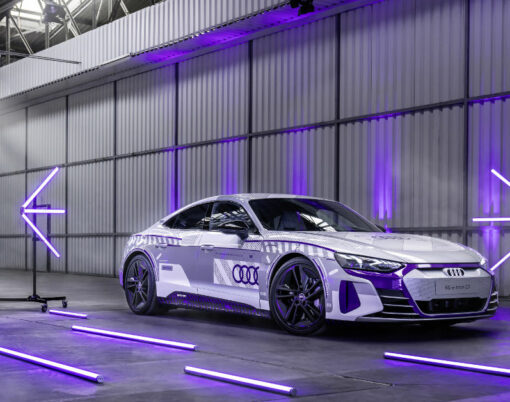 Audi's RS e-tron GT Ice Race Edition