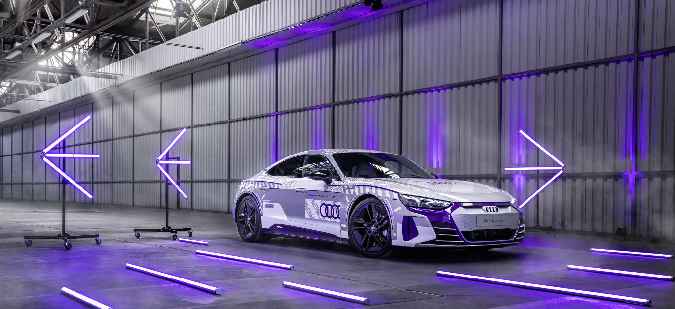 Audi's RS e-tron GT Ice Race Edition