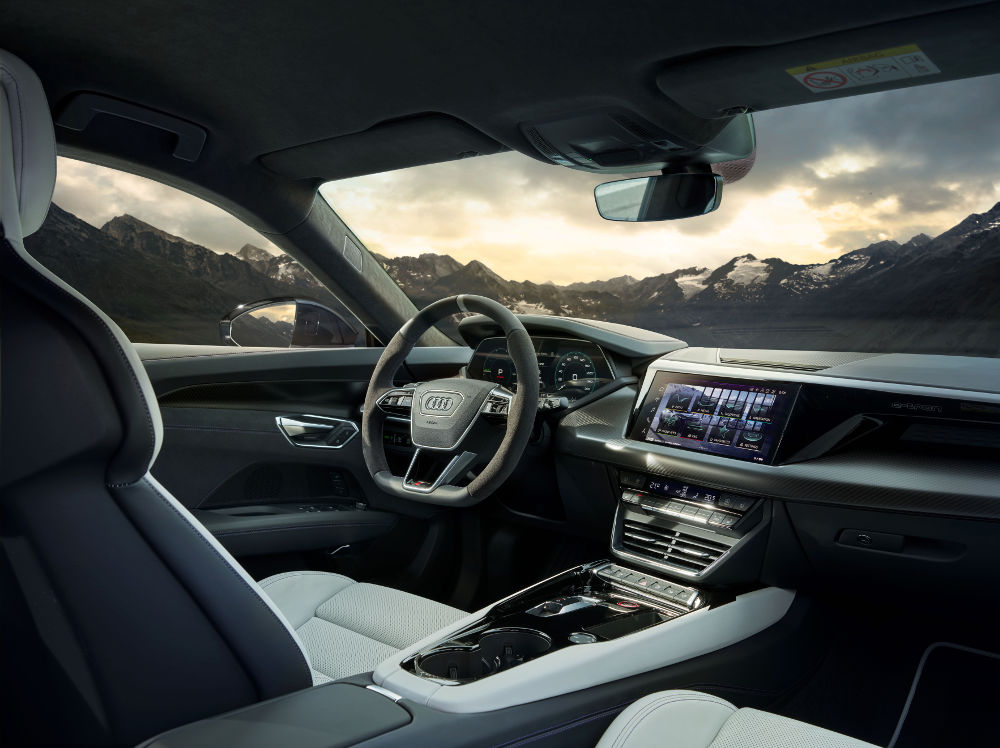Audi's RS e-tron GT Ice Race Edition interior