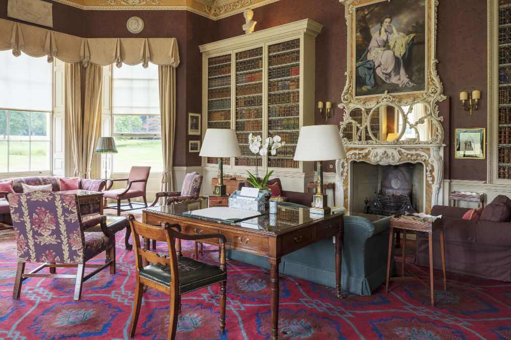 The Library at Hartwell House, Buckinghamshire
