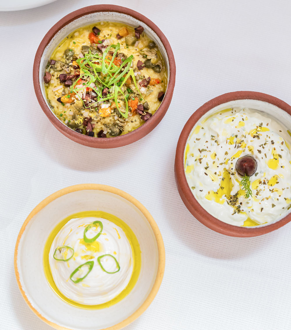 selection of dishes at Gaia Mayfair