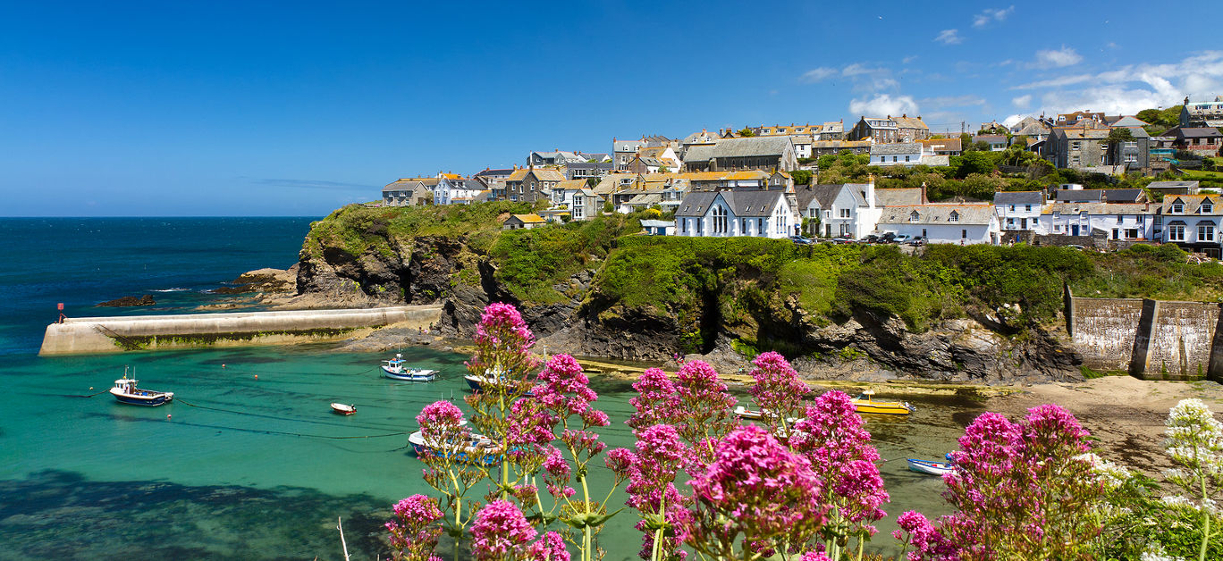 Cove and harbour of Port Isaac, Cornwall, England