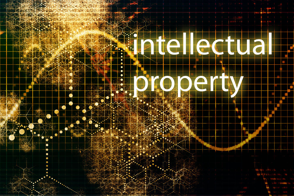 Intellectual Property Abstract Business Concept Wallpaper Background