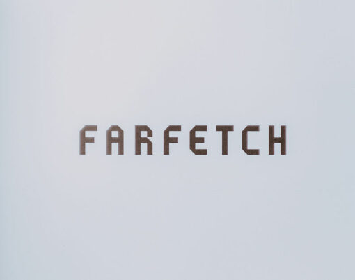 FARFETCH online luxury clothing store, box from Farfetch store.