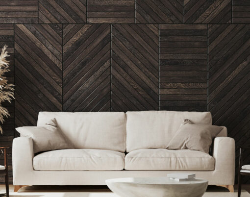 Rustic wooden wall panels