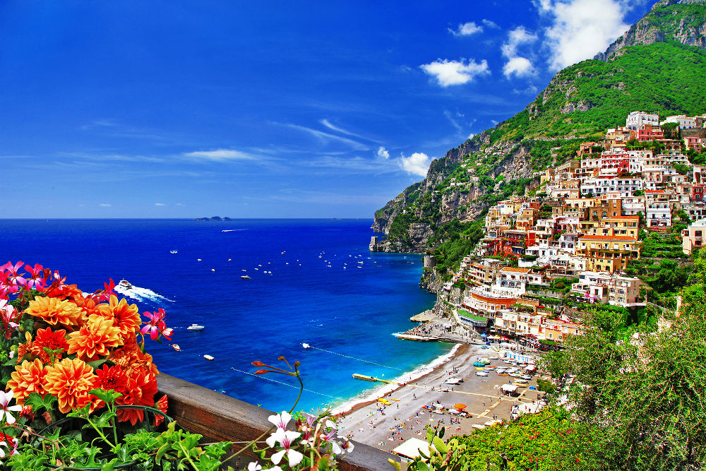 beautiful Positano. Coast of Amalfi, Italy